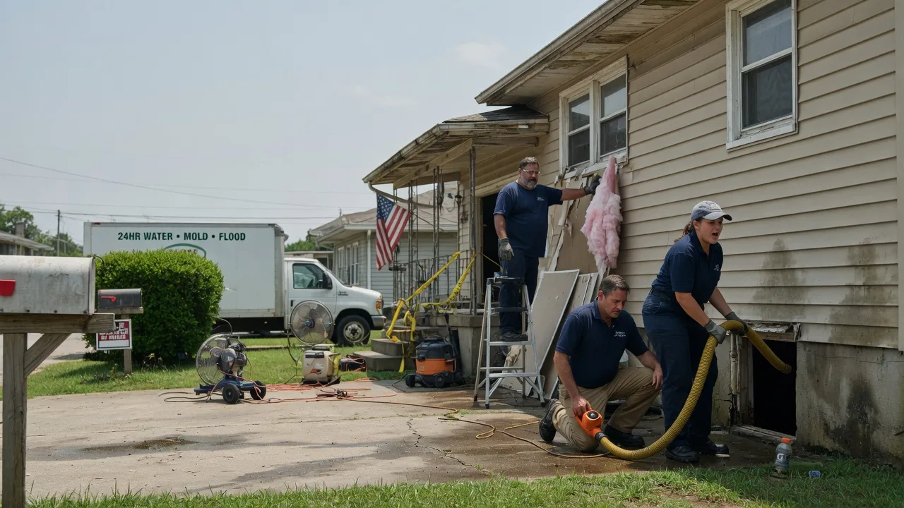 Water Damage Repair in Hornbeck, LA near me